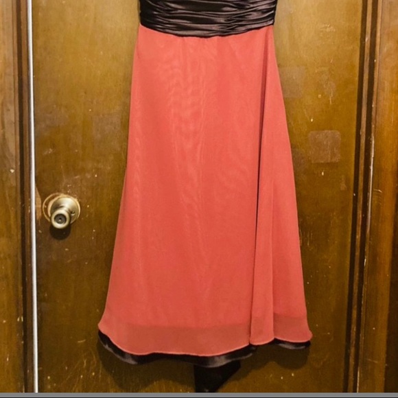Vintage 90s/Y2K Red Strapless Dress - Picture 5 of 5